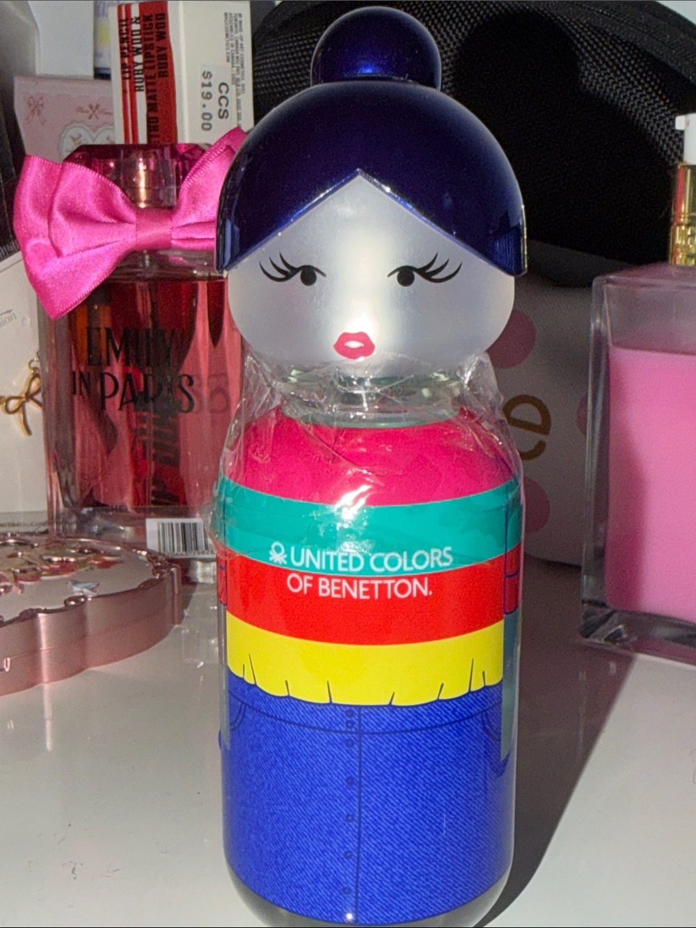 United Colors of Benetton Women’s Doll Bottle Perfume - Blue Neroli